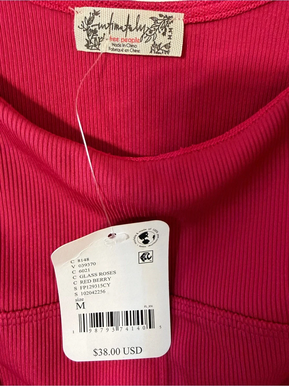 Free People sleek red